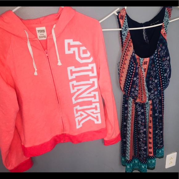 Woman’s romper & VS PINK jacket outfit - Picture 6 of 8